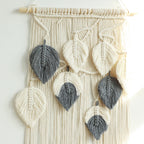Leaves Hand-Woven Macrame Tapestries