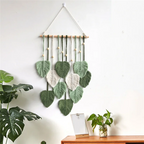 Handwoven Macrame Leaf Wall Hanging