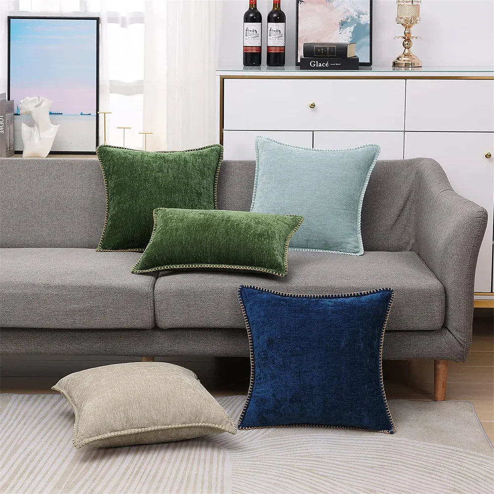 Luxury Chenille Throw Pillow Cover