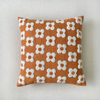 Embroidered Flower Throw Pillow Covers – Boho Cotton Cushion Covers for Bed, Sofa & Home Decor (30x50cm / 45x45cm)
