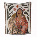 Boho Tassel Throw Blanket