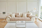1PC Wave Striped Sofa Cover Solid Color Thicken Plush Sofa Towel Covers Non-slip Couch Slipcovers Sofa Mat for Living Room