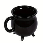 Witch Brew Coffee Mug – 11.8oz Black Ceramic Cauldron Cup for Coffee, Tea & Halloween Decor