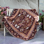 Cozy Boho Cotton-Linen Blanket
