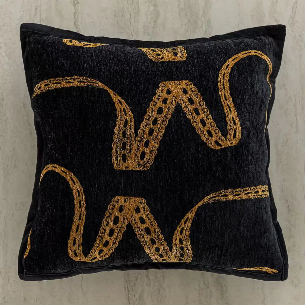 Tiger Embroidered Throw Pillow Cover – Luxury Boho Cushion Case for Sofa, Bed & Home Decor
