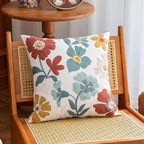 Embroidered Floral Decorative Pillowcase – Flower Boho Home Decor