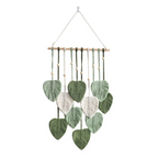 Handwoven Macrame Leaf Wall Hanging