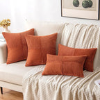Boho Patchwork Soft Throw Pillow Cover