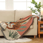 Boho Tassel Throw Blanket