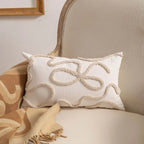 Modern Loop Yarn Pillow Cover – Minimalist Geometric Texture | Elegant Boho Home Decor Cushion for Sofa or Bed | Housewarming Gift