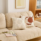 Tufted Pumpkin Pillow Cover – Halloween Cushion for Sofa, Bed & Kids’ Room