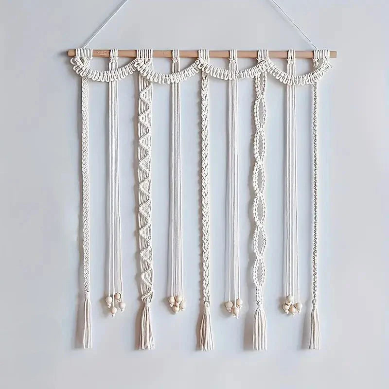Boho Macrame Photo Display Wall Hanging