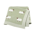 🐑 Cozy Cotton Baby Blanket – Soft & Breathable Knit for Newborns & Toddlers