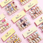 Whimsical Wooden Photo Clips (Set of 10)