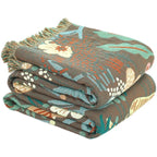 Jungle Tiger Cotton Throw Blanket