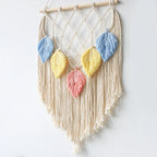 Leaves Hand-Woven Macrame Tapestries