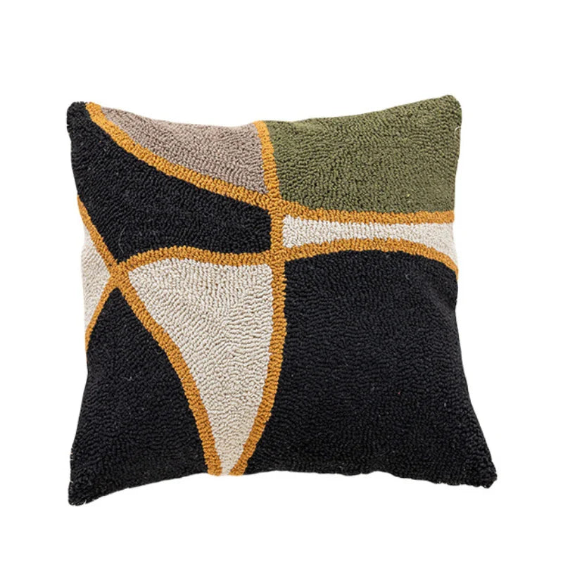 Abstract Tufted Landscape & Nature-Inspired Pillow Covers