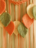 Leaves Hand-Woven Macrame Tapestries