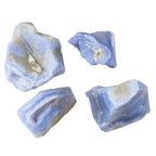 Blue Agate Rough Vase Filler Rocks Natural Mineral Ore Blue Lace Agate Crystal For Bonsai Fish Tank Flower Pot Decoration