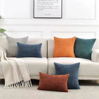 Boho Patchwork Soft Throw Pillow Cover
