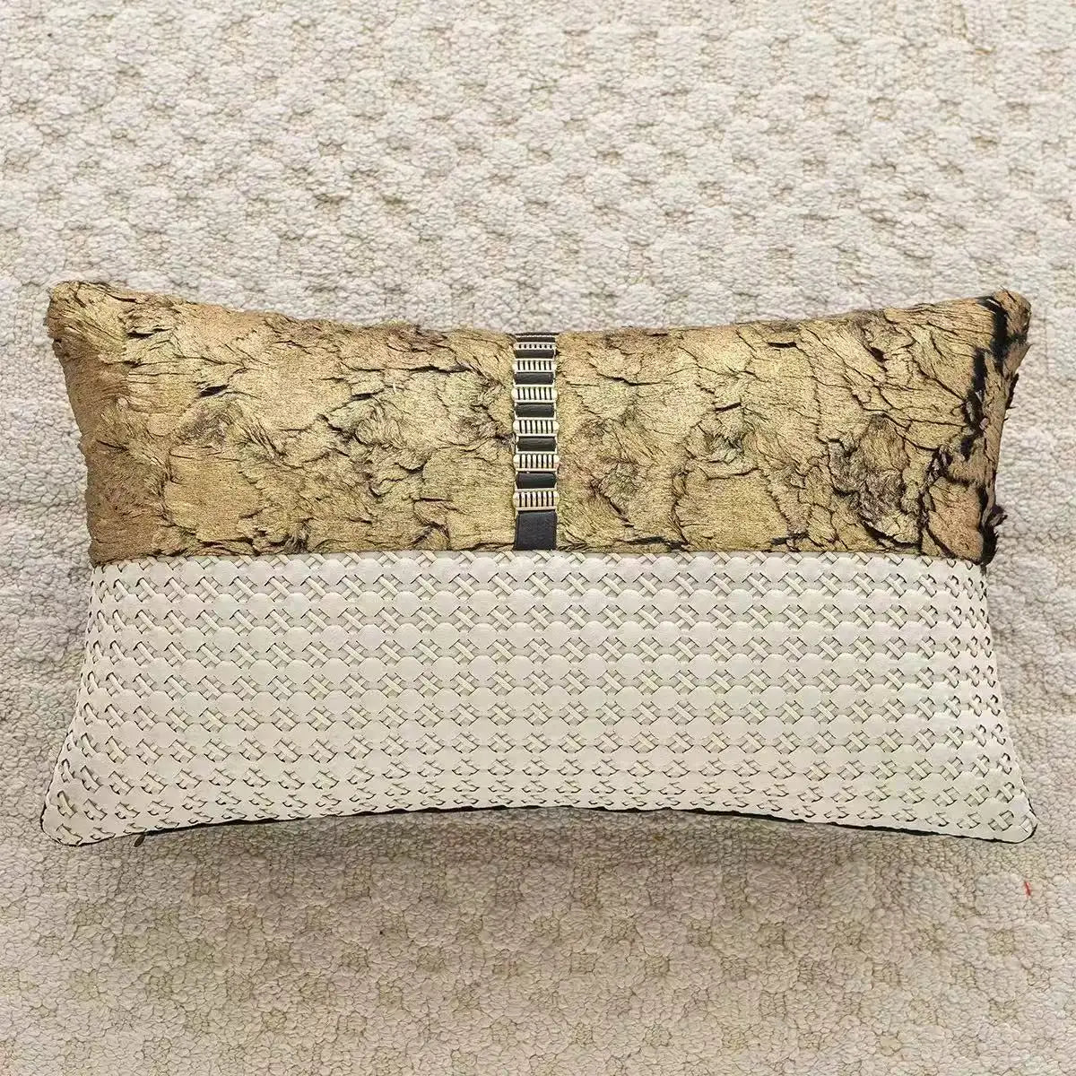 Tiger Embroidered Throw Pillow Cover – Luxury Boho Cushion Case for Sofa, Bed & Home Decor