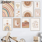 Boho Wall Art - Quotes & Abstract Canvas Prints for Nursery & Kids' Room Decor