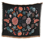 Boho Tassel Throw Blanket