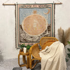 Boho Woven Tarot Throw Blanket