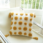 Burnt Orange Boho Embroidered Pillow Covers