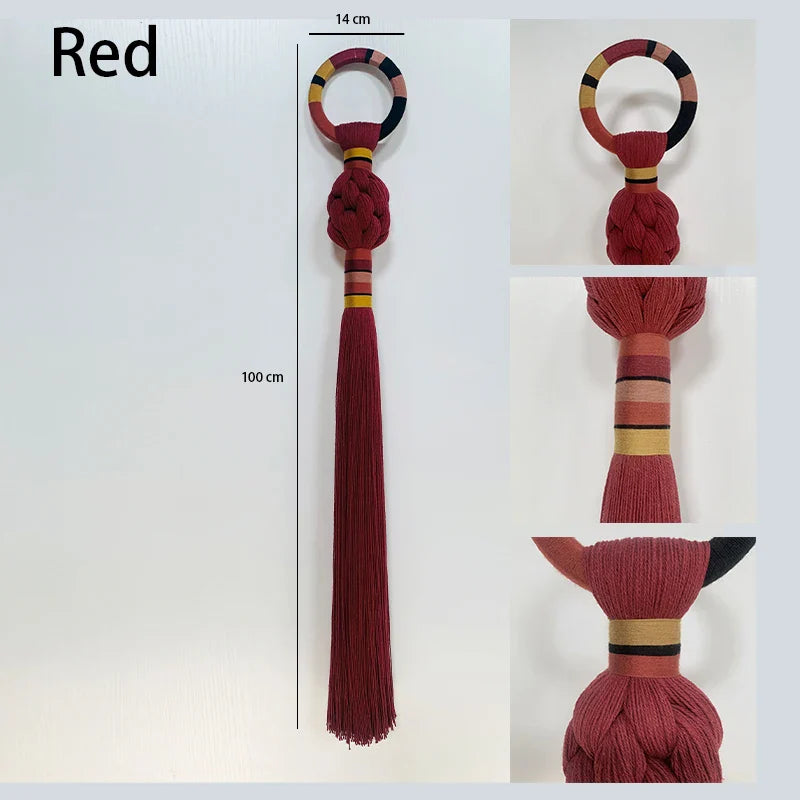 Macrame Ball Wall Hanging – Boho Handwoven Sculpture