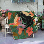 Cozy Boho Cotton-Linen Blanket