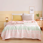Lightweight Cotton Boho Throw Blanket