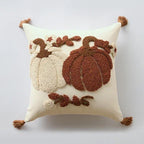 Tufted Pumpkin Pillow Cover – Halloween Cushion for Sofa, Bed & Kids’ Room