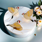 3-Piece Wooden Bird Wall Decor Set – Patterned Boho Home Decor for Indoors & Outdoors