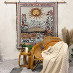 Boho Woven Tarot Throw Blanket