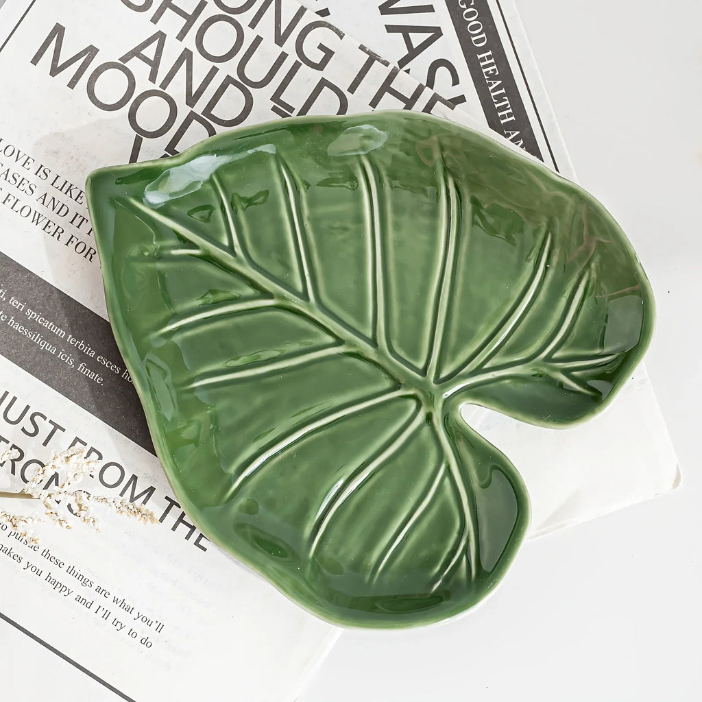Ceramic Leaf Spoon Rest