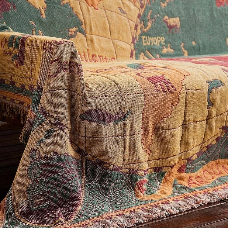 Cotton Bohemian Woven Blankets