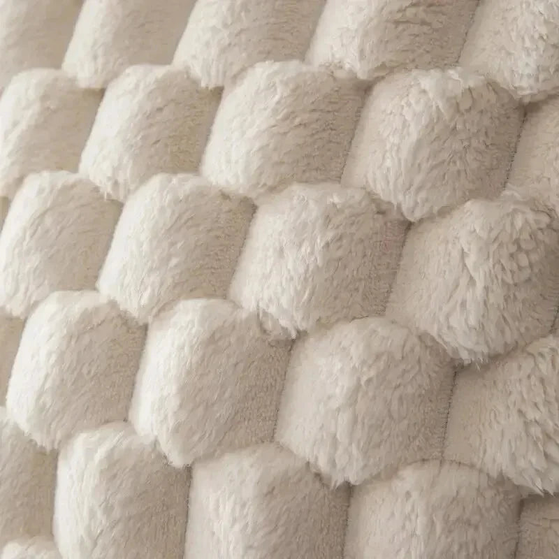 3D Plush Marshmallow Throw Pillow Cover