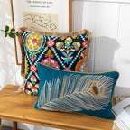 Bohemian Embroidered Throw Pillow Covers