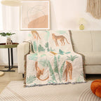 Boho Tassel Throw Blanket