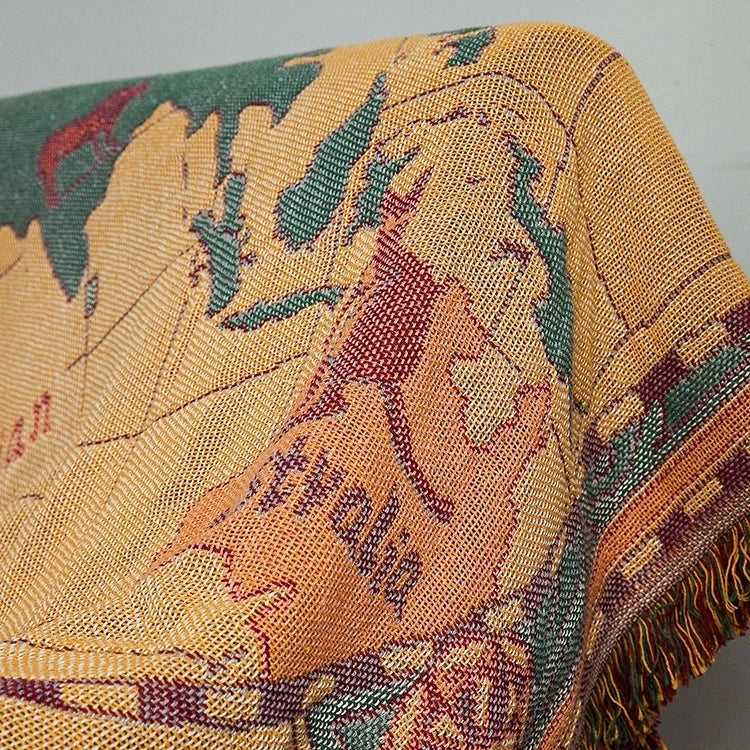 Cotton Bohemian Woven Blankets