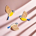3-Piece Wooden Bird Wall Decor Set – Patterned Boho Home Decor for Indoors & Outdoors
