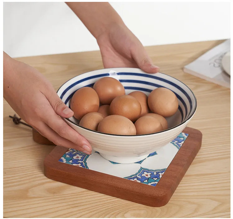 Bohemian Decorative Wood Trivets