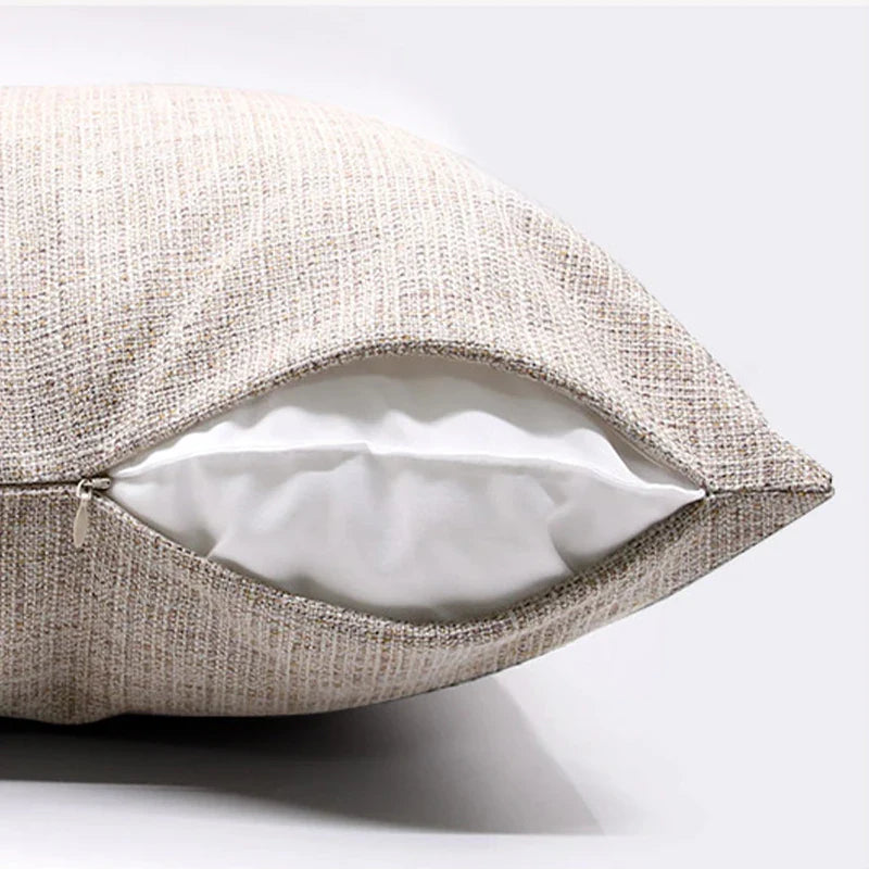 Linen Feel Tassel Pillow Cover – Cushion Cover for Sofa, Bed & Chair | Summer Boho Home Decor