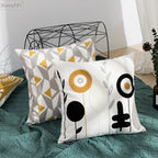 🌼 Cozy Embroidered Throw Pillow Cover – Nordic-Inspired Boho Home Decor Accent