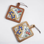 Bohemian Decorative Wood Trivets