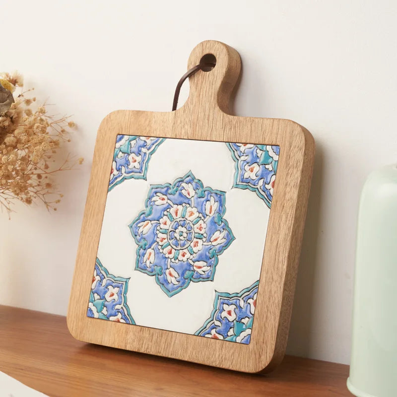 Bohemian Decorative Wood Trivets