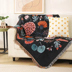 Boho Tassel Throw Blanket