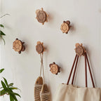 Cute Wooden Animal Wall Hook – Beech Wood Decorative Hanger for Kids Rooms, Entryways, Kitchens & More (1pc)