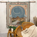 Boho Woven Tarot Throw Blanket